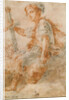 David with the Head of Goliath (recto), Two Studies, one of a Woman (verso) by Domenico Fetti