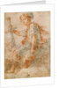 David with the Head of Goliath (recto), Two Studies, one of a Woman (verso) by Domenico Fetti