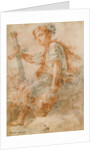 David with the Head of Goliath (recto), Two Studies, one of a Woman (verso) by Domenico Fetti