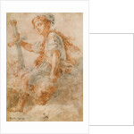 David with the Head of Goliath (recto), Two Studies, one of a Woman (verso) by Domenico Fetti