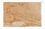 Seated Figure (recto), Reclining Figure (verso) by Pontormo