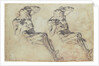 Studies of a Statuette of Atlas (recto), Studies of a Statuette of Atlas and a Figure Praying (verso) by Jacopo Tintoretto
