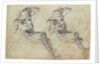 Studies of a Statuette of Atlas (recto), Studies of a Statuette of Atlas and a Figure Praying (verso) by Jacopo Tintoretto