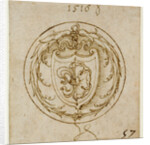 Design for an Ornament or Signet Ring with the Arms of Lazarus Spengler by Albrecht Dürer