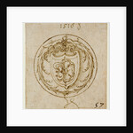 Design for an Ornament or Signet Ring with the Arms of Lazarus Spengler by Albrecht Dürer