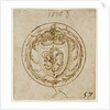Design for an Ornament or Signet Ring with the Arms of Lazarus Spengler by Albrecht Dürer