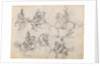 Horses and Riders (recto), Horses (verso) by Théodore Géricault