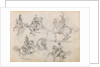 Horses and Riders (recto), Horses (verso) by Théodore Géricault