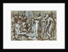 Raising of the Son of the Widow of Naim (recto), Madonna and Child with Saints (verso) by Giovanni Battista Naldini