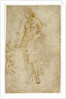 Female Figure with a Tibia, and Ornamental Studies (recto), Ornamental Studies (verso) by Raphael