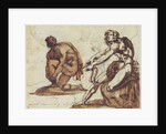 Classical Nudes (recto), Classical Statuary (verso) by Théodore Géricault