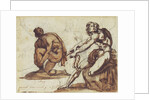 Classical Nudes (recto), Classical Statuary (verso) by Théodore Géricault
