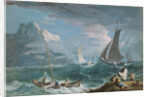 Fishing Boats in a Storm by Marco Ricci