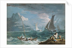 Fishing Boats in a Storm by Marco Ricci