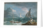 Fishing Boats in a Storm by Marco Ricci