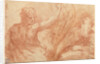 Studies of Saints John the Baptist and Jerome, a Crucifix, and Various Heads (recto), Studies of the Christ Child, a Crucifix, and a Dog (verso) by Parmigianino