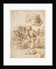 A Group of Shepherds, and Other Studies by Agostino Carracci