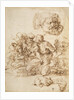 A Group of Shepherds, and Other Studies by Agostino Carracci