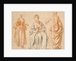 Studies of Three Women by Jean-Antoine Watteau
