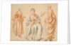 Studies of Three Women by Jean-Antoine Watteau