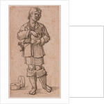 A Young Peasant Holding a Jar by Sebald Beham