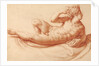 Reclining Male Nude by Francesco Salviati