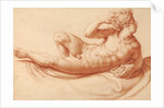 Reclining Male Nude by Francesco Salviati