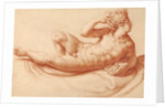 Reclining Male Nude by Francesco Salviati