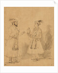 Shah Jahan and Dara Shikoh by Rembrandt Harmensz. van Rijn