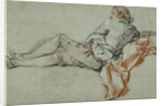 Reclining Male Figure by François Boucher