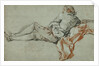 Reclining Male Figure by François Boucher