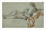 Reclining Male Figure by François Boucher