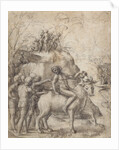 A Man Riding a Bull, and Other Figures by Correggio