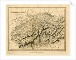 Map of Switzerland, 1819 by J. Mawman