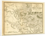 Plan, map the battle of Crete a Pierrot by the French army by Anonymous