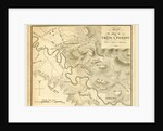 Plan, map the battle of Crete a Pierrot by the French army by Anonymous