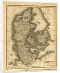 Map of Denmark, 1819, by J. Mawman