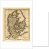 Map of Denmark, 1819, by J. Mawman