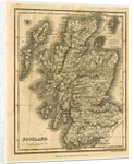 Map of Scotland, 1819 by J. Mawman