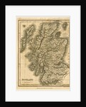 Map of Scotland, 1819 by J. Mawman