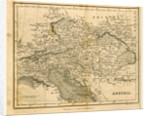 Map Austria, 1819 by J. Mawman