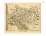 Map Austria, 1819 by J. Mawman