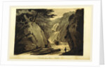 The Scenery of Wales, Dolmelynllyn Fall, UK, 19th century by Anonymous
