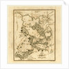 Killarney and the surrounding scenery, map of the lakes, 19th century, County Kerry, southwestern Ireland by Anonymous