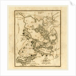 Killarney and the surrounding scenery, map of the lakes, 19th century, County Kerry, southwestern Ireland by Anonymous