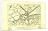 Map of Manchester and Salford about 1650, UK by Anonymous