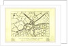 Map of Manchester and Salford about 1650, UK by Anonymous