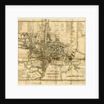 Map of Oxford, 1817 by Anonymous