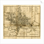 Map of Oxford, 1817 by Anonymous