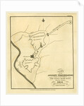 Map of an ancient fortification on the bank of the Little Miami River, Warren County, Ohio, east of Cincinnati, 19th century by Anonymous
